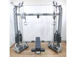 Technogym protismrn kladky 2x50kg s lavikou