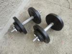 Jednoruky inky 2x9kg za 900,-K
