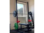 Stojan na depy + osa + kotoue 100 Kg