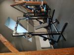 Multipress, kladka, legpress, hacken dep