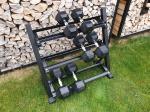 jednorun inky sada 120kg HEXA (15kg-20kg-25kg) + STOJAN