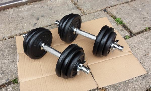 Jednoručky činky 2x15kg za 1990,-Kč - Plzeň
