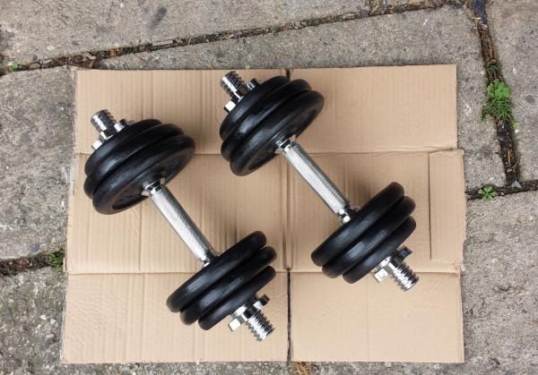 Jednoručky činky 2x15kg za 1990,-Kč - Plzeň
