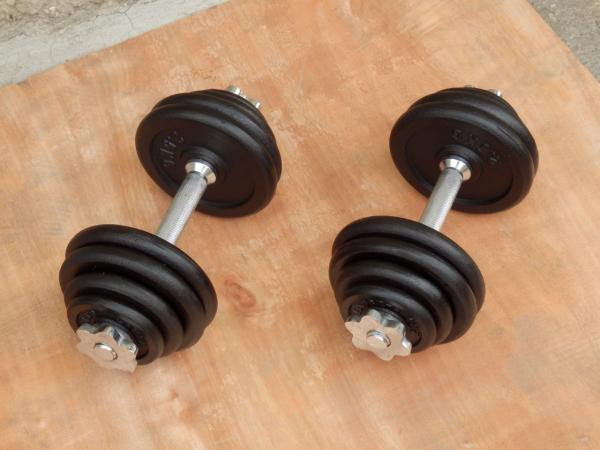 Jednoručky činky 2x14kg za 1880,-