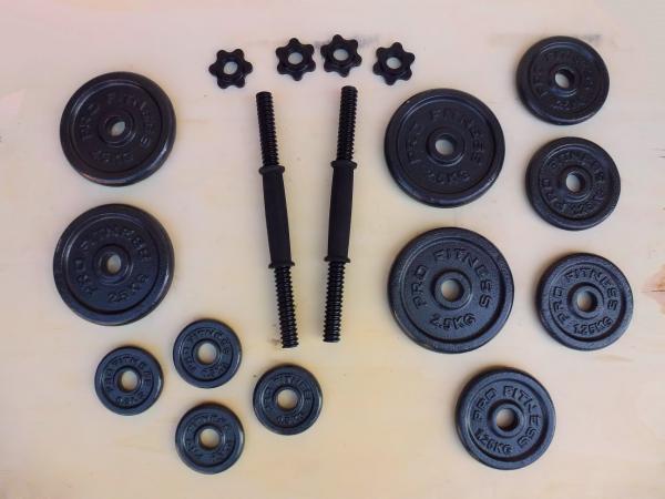 Jednoručky činky 2x10kg PRO FITNESS (NOVÉ)