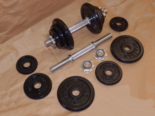 Jednoručky činky 2x11kg za 1990