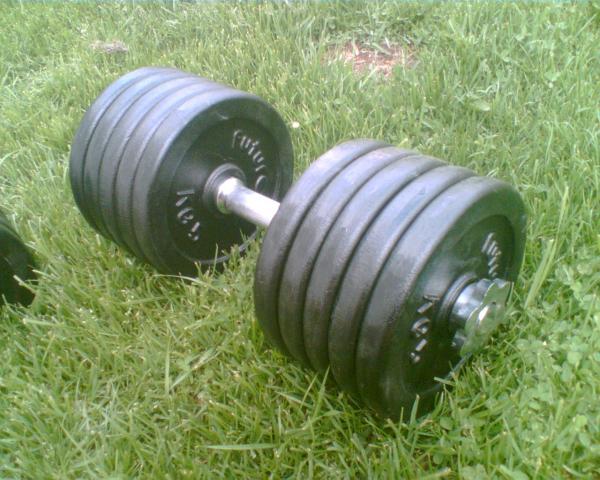 2x53kg jednoručky nakládačky