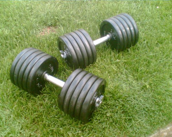 2x53kg jednoručky nakládačky