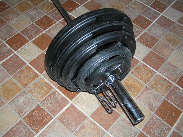 Olympijska činka pogumovaná 125 kg