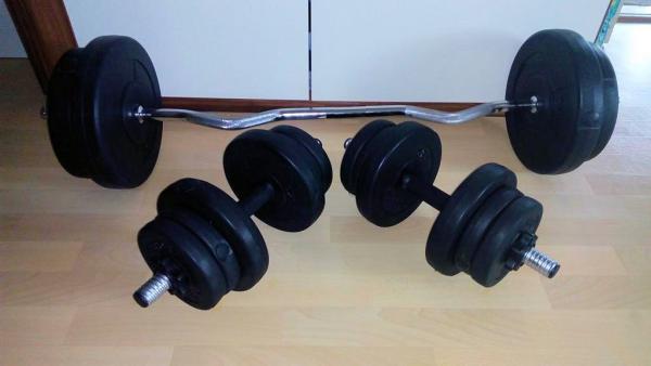 Sestavika: fitness sada 61kg za 2790,-