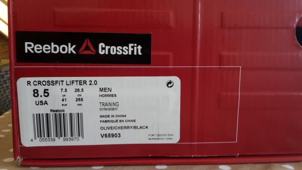 REEBOK CROSSFIT LIFTER 2.0 OLIVE