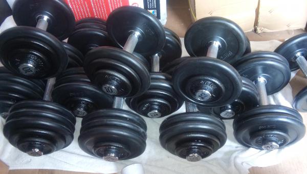 Sada Profi jednoručních činek 2,5-30 kg