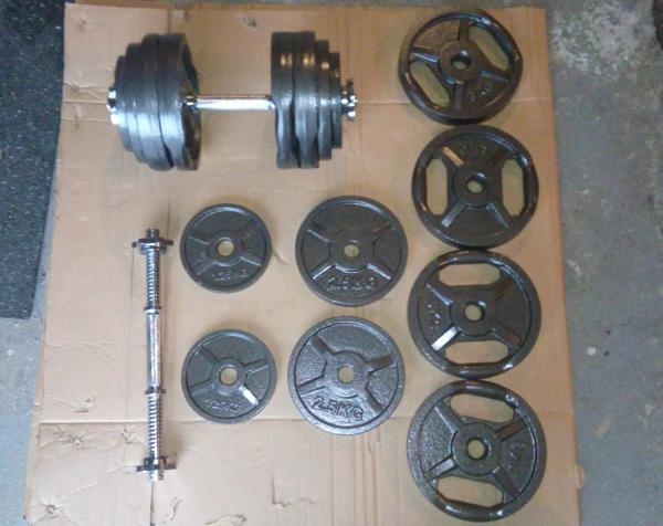 Jednoruční činky 2x25kg