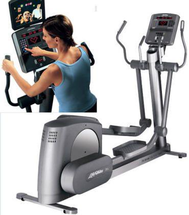 Eliptick trenaer Life Fitness 95 Xe LCD - Silver