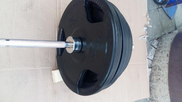 Olympijska činka pogumovaná 125 kg
