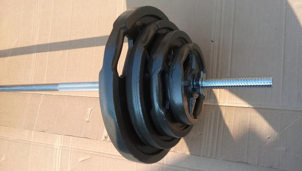 Nakládací činkový set na cvičení 117,5 kg