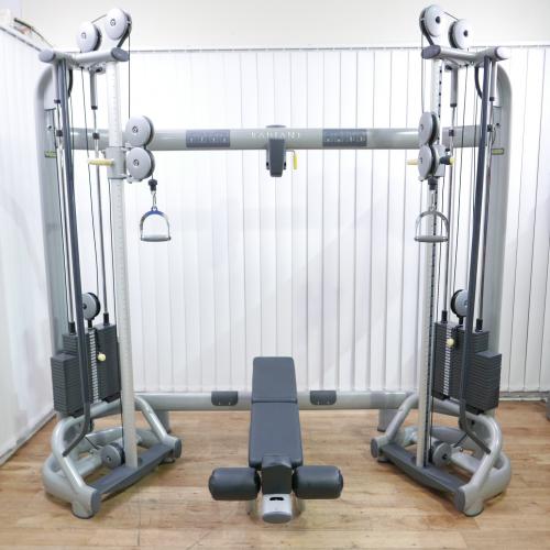 Technogym protismrn kladky 2x50kg s lavikou