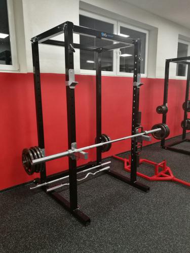 Masivní dřepovací klec do fitness a posilovny