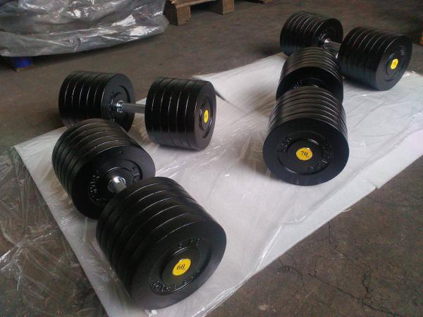 Pevné jednoruční činky TOPSPORT 2,5kg-80kg+