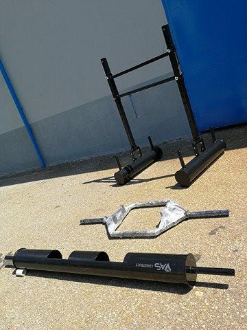 Strongman vybaven - Loglift, super yoke, kufry (farmers walk), trapbar