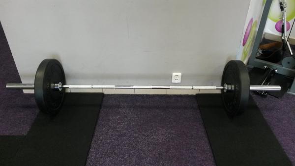 Olympijska osa + bumper kotouče 20kg
