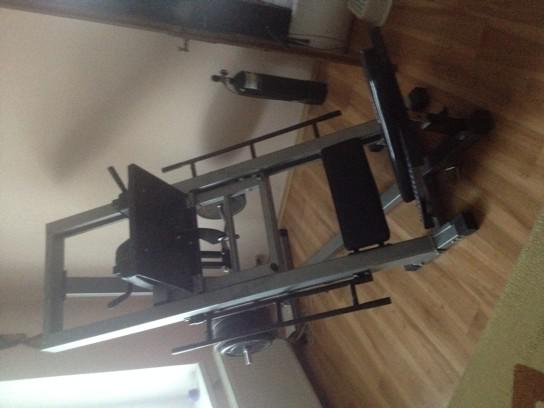 Leg press s Haken depy od Insportline+ 150 kg zva