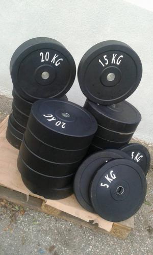 Crossfitov kotoue - bumper plates