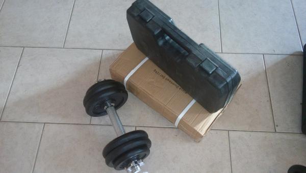 Jednoručky činkový set 2x15kg