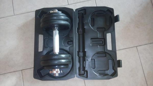 Jednoručky činkový set 2x15kg