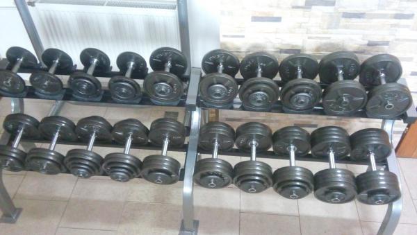 Sada jednoručních činek 2,5-30 kg