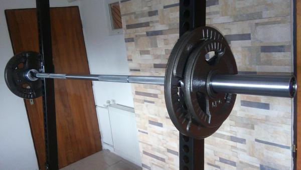 Olympijska činková hřídel 180 cm