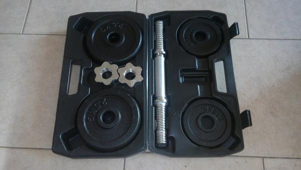 Jednoručky činkový set 2x15kg