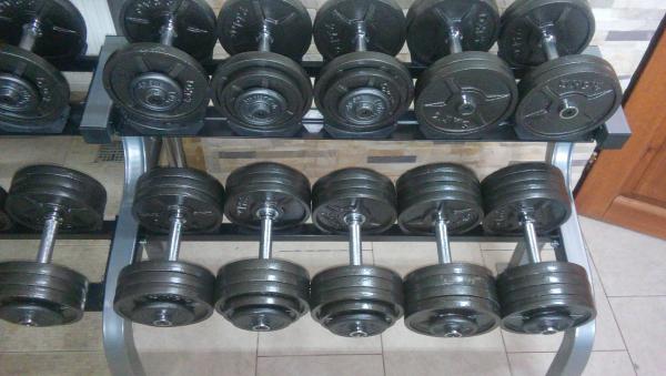 Sada jednoručních činek 7,5-30 kg