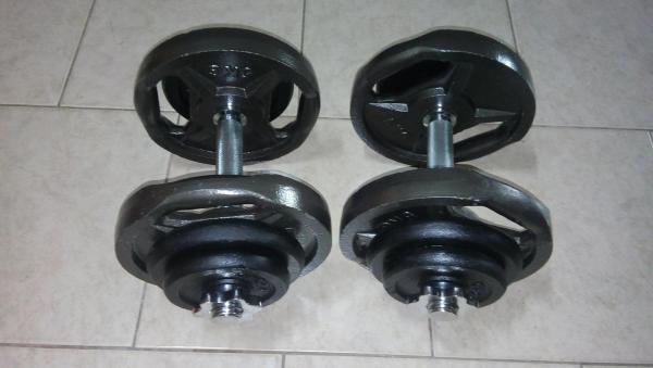 Jednoruční činkový set 2x20kg