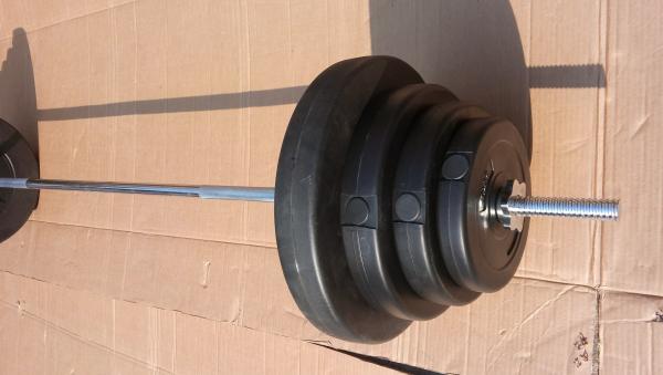 Nakládací činka 77 kg