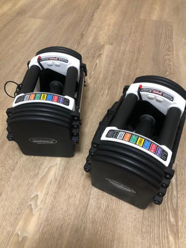 Nastavitelné jednoručky činky POWERBLOCK U90 se stojanem