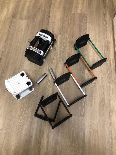 Nastavitelné jednoručky činky POWERBLOCK U90 se stojanem