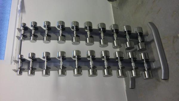 Sada jednoručních činek 1-10 kg