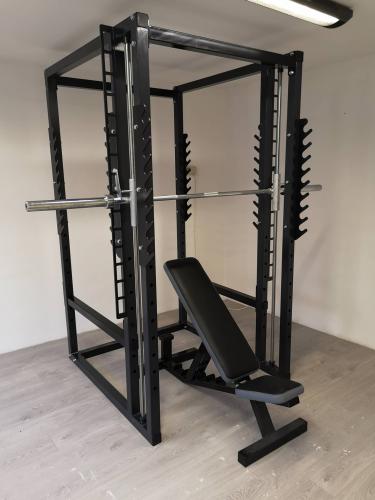 Multipress + depovac klec - 2v1 - posilovac stroj fitness