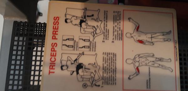 Triceps press Technogym