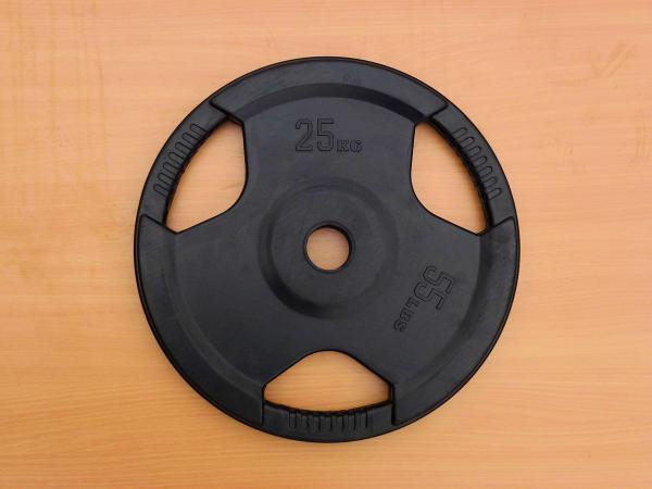 158kg kotouče na OLYMP činku 50mm, pogumované NOVé
