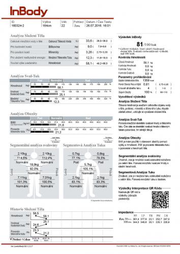 Diagnostick pstroj InBody 230