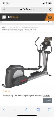 Life Fitness crosstrainer integrity series GLSXH