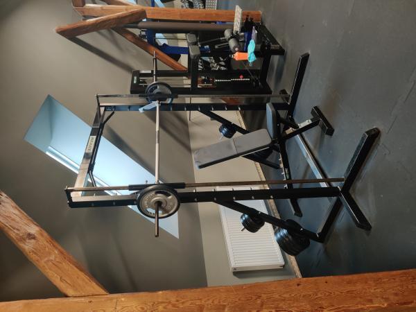 Prodám Multipress, kladka, legpress, hacken dřep