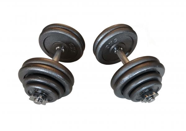Jednoruční činkový set 2 x 30 kg
