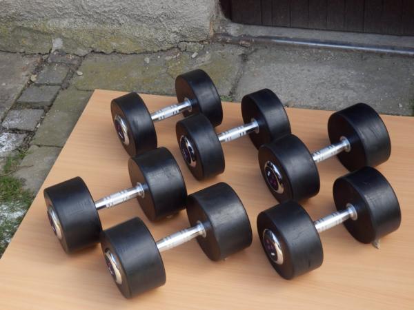 Jednoruční činky - sada 285kg PROFI