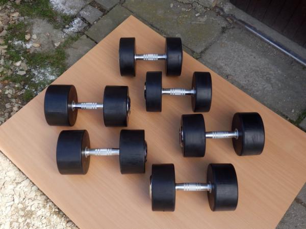 Jednoruční činky - sada 285kg PROFI