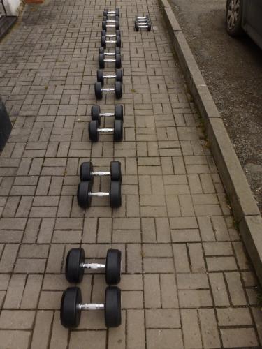 Jednoruční činky - sada 285kg PROFI