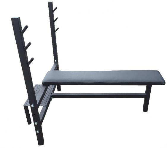 Lavice na bench press se zadním nášlapem