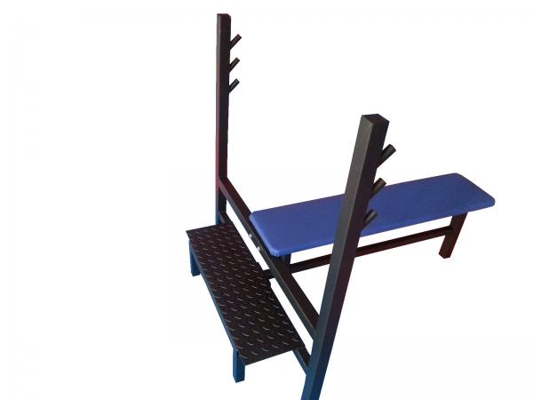Lavice na bench press se zadním nášlapem